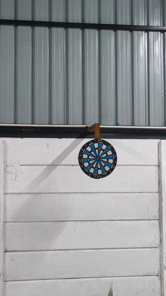 Dart Board Setup Wall
