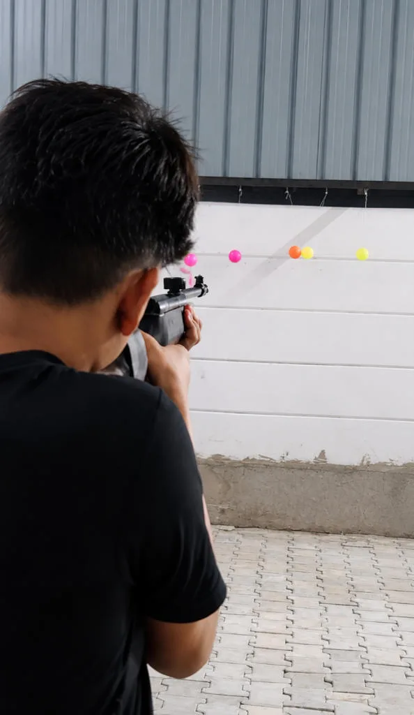 Rifle Target Shooting Balloons Activity