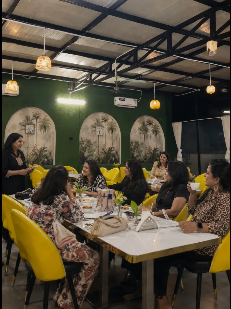 Garden Café Social Gathering