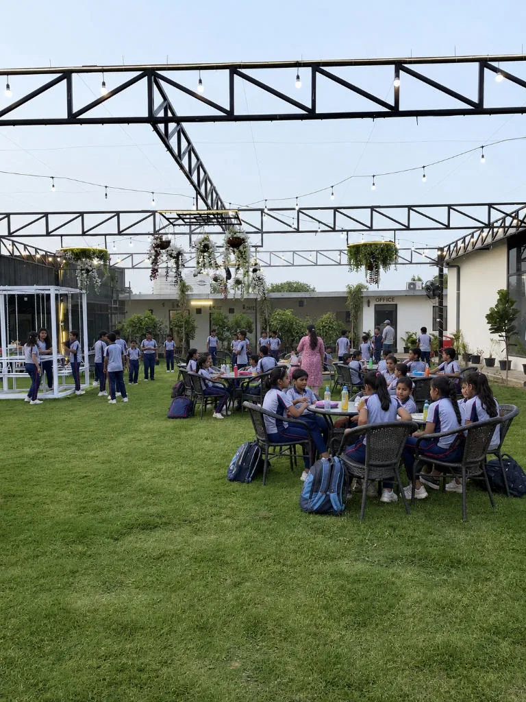School Picnic Outdoor Lawn Assembly